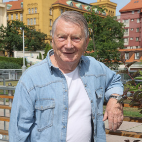 Josef Dvořák navštívil tiskovou konferenci k Hvězdnému létu pod Žižkovskou věží.