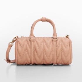 Válcovitá kabelka s prošíváním, Mango, 799 Kč.