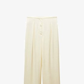 Splývavé široké kalhoty, Mango, 899 Kč