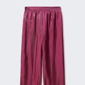 Široké taftové kalhoty, Mango, 999Kč