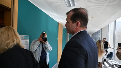 FOTO: Jaromír Soukup vstupuje do soudní síně.