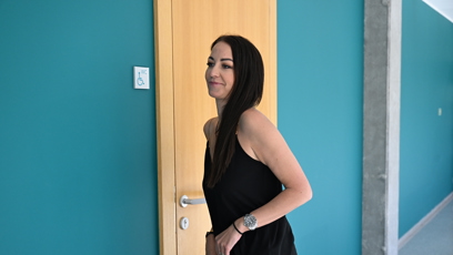 FOTO: Agáta Hanychová se hodně usmívala.