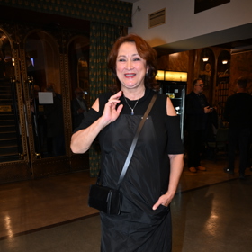 Zlata Adamovská byla v dobré náladě a vypadala skvěle.  