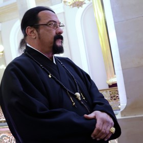 Steven Seagal na inauguraci Vladimira Putina.
