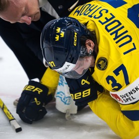 Lundeström po zásahu Jana Rutty.