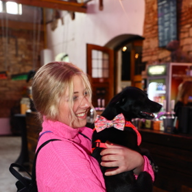 Anička s milovanou Jindřiškou.