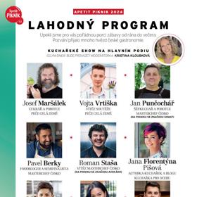 Mezi hosty Apetit pikniku 2024 bude spousta známých tváří ze světa gastronomie.