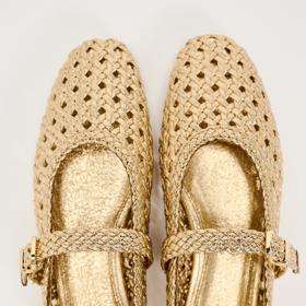 Metalické baleríny, Zara, 1 299 Kč