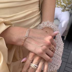 Na Moët & Chandon party nám Dominika Branišová ukázala vyladěnou sadu z růžového zlata.