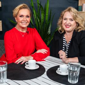 Zpěvačka Helena Vondráčková navštívila talkshow Miluše Bittnerové, Na kafeečko.
