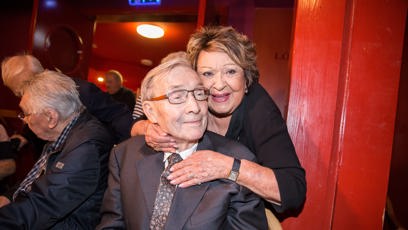 FOTO: Rudolf Jelínek s kamarádkou Jiřinou Bohdalovou