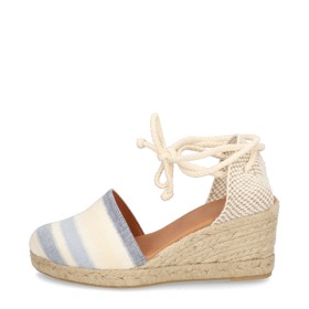 Textilní sandály na klínku a platformě, Pat Calvin, Humanic, 1 999 Kč