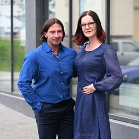 Kulturistka Věra Mikulcová se svou dlouholetou partnerkou Janou.