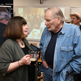 Jiří Štěpnička s Uršulou Klukovou.