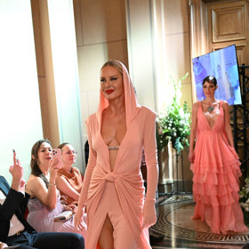 Simona Krainová ve svém živlu. 