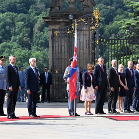Peter Pellegrini spolu s Petrem Pavlem.