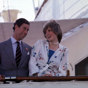 V srpnu 1981, těsně před vyplutím na svatební cestu, která začínala na Gibraltaru.