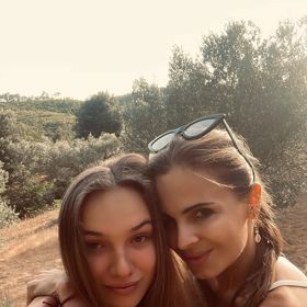 Kateřina Ujfaluši ml. s maminkou.