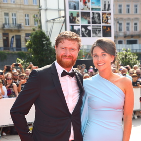 Jakub Voráček se svou krásnou ženou Markétou.