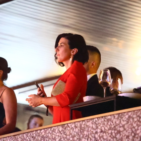 Markéta Pekarová Adamová s partnerem.