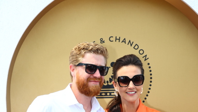 FOTO: Jakub Voráček s manželkou.