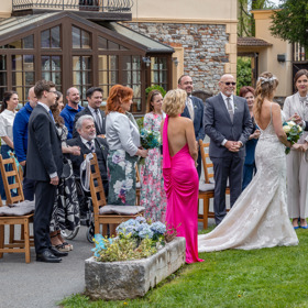 Svatba Gábiny a Jirky se točila na usedlosti v Holini nedaleko Prahy.