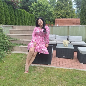 K bazénu nás letos pozvala operní pěvkyně Andrea Kalivodová. 