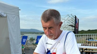 FOTO: Andrej Babiš během hry.