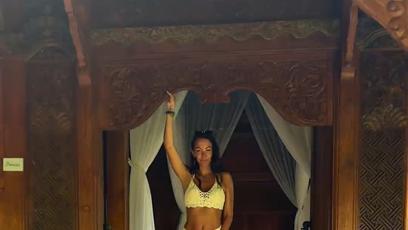 FOTO: Agáta Hanychová si užívá na Bali.