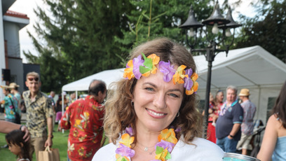 FOTO: Vysmátá Marta Jandová.