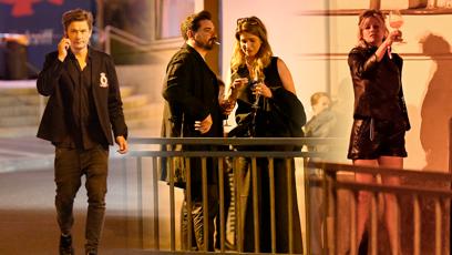 FOTO: Noční dění ve Varech.