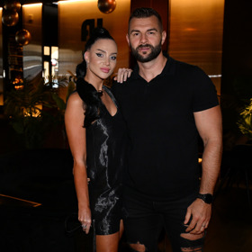 Andrea Pomeje se svým partnerem Petrem Plačkem.