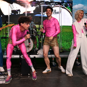 Marek Adamczyk s Janem Cinou a Bárou Polákovou.