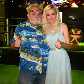 Václav Upír Krejčí s Lucií Junkovou