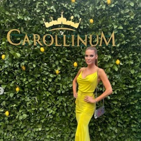 Andrea Verešová si užívá Karlovy Vary. 