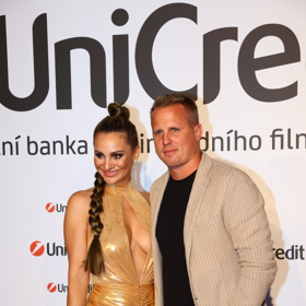 Manželé Limberští na party UniCredit Bank.