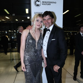 Zdeněk Podhůrský s partnerkou.