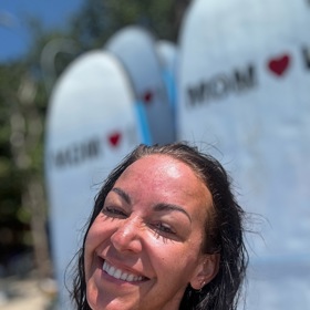 Agáta Hanychová ukázala spokojenou tvář bez líčidel také během dovolené na exotickém Bali. 