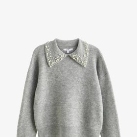 Svert s vyšívaným límečkem, Next, 790 Kč