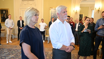 FOTO: Sympatický prezidentský pár.