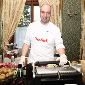 Ondřej Slanina se dnes realizuje v zámecké restauraci Chateau St. Havel.