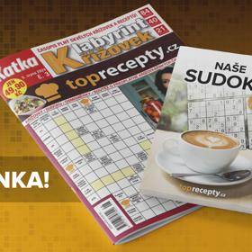 Spojení Labyrintu křížovek a kulinářského webu Toprecepty.cz nabízí dvojitou porci zábavy.