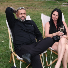 Šéfkuchař Radek Kašpárek se svou manželkou Andreou.