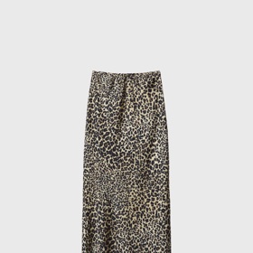 Saténová sukně s leopardím vzorem, Stradivarius, 699 Kč