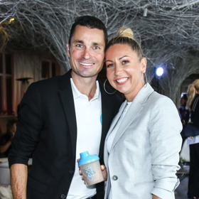 Cyklista Jiří Ježek se svou manželkou Soňou. 