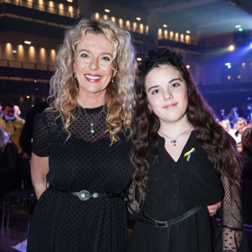 Herečka Lucie Benešová se svou dcerou Larou.