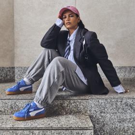 Retro vizáž mají například nové Puma Palermo Moda tenisky s kulatou špičkou, cena od 2 tisíc korun. 