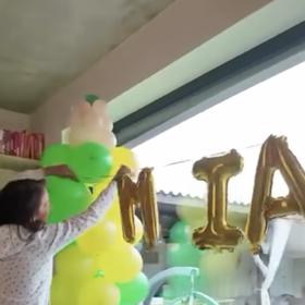 Agátina dcera Mia má narozeniny.