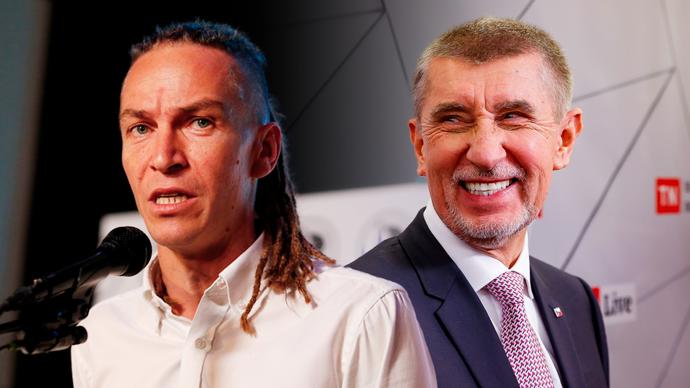 FOTO: Ministr pro místní rozvoj Ivan Bartoš a expremiér Andrej Babiš (ANO) – stránka 78