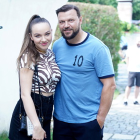 Kateřina Ujfaluši říká, že po tátovi má oči a také tvar pusy.